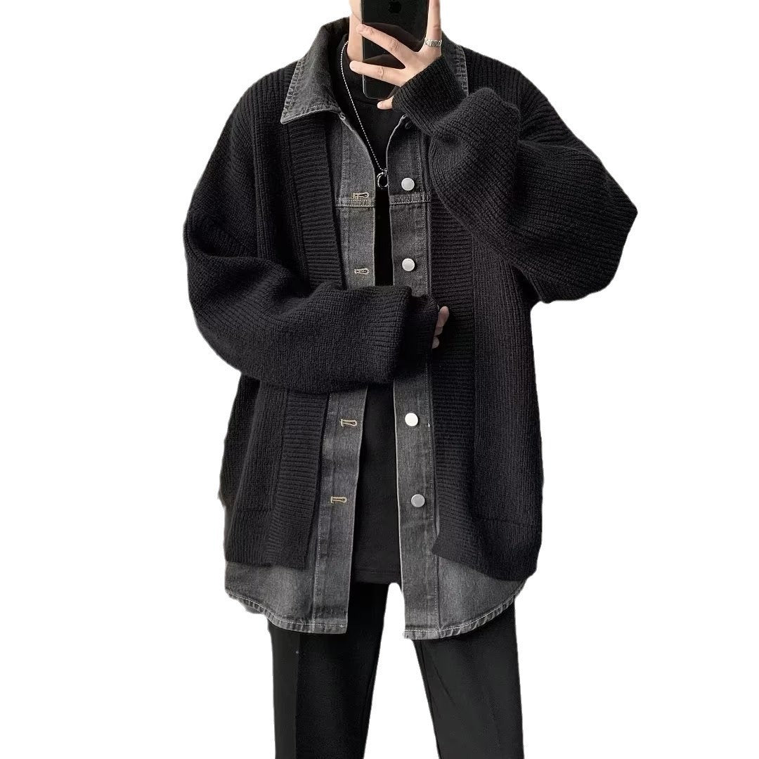 Men's Knitted Cardigan Coat