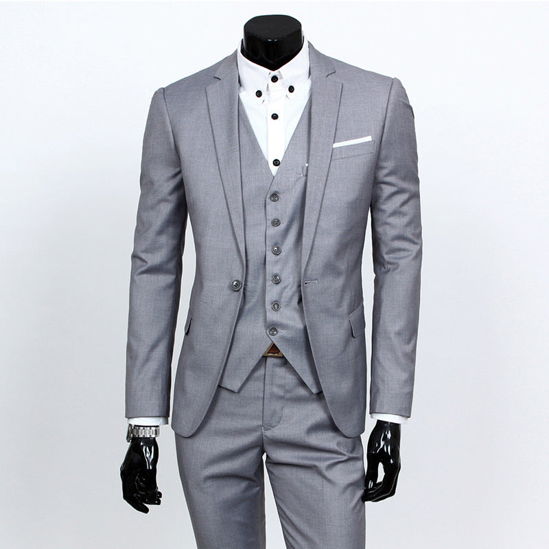 Three-piece Set Slim-fit Formal Wear suit