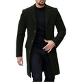 Single-breasted Cardigan Woolen Coat