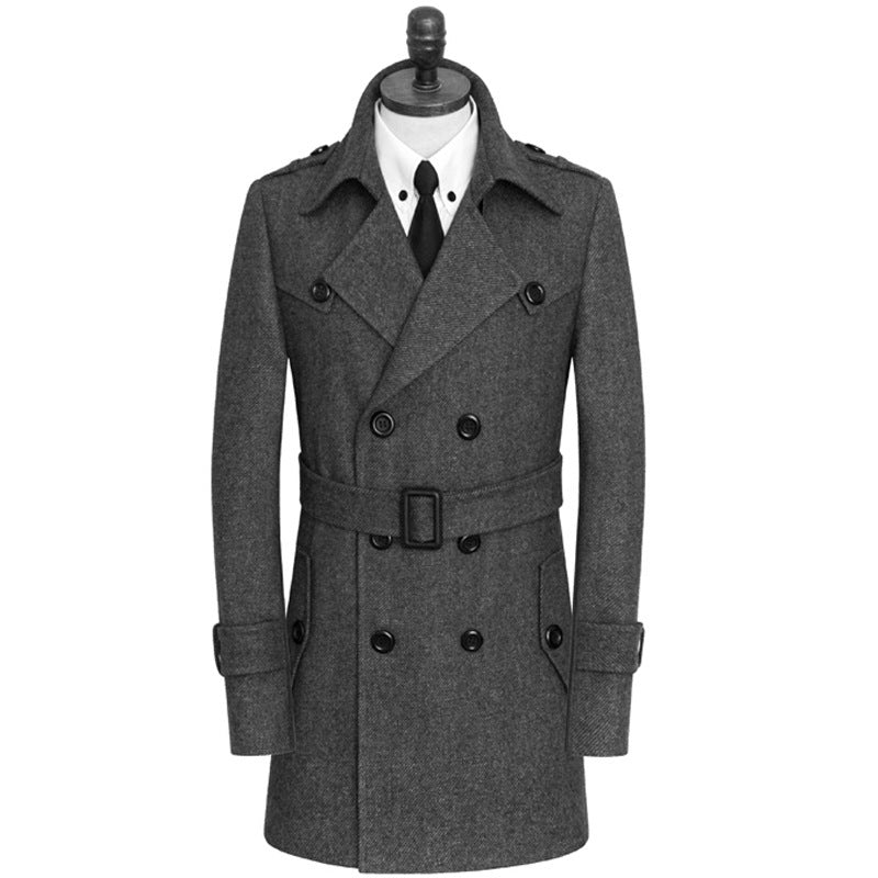 Young And Middle-aged Cashmere trench Coat