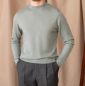 Wool British Commute Slim-fit Pullover Bottoming Shirt