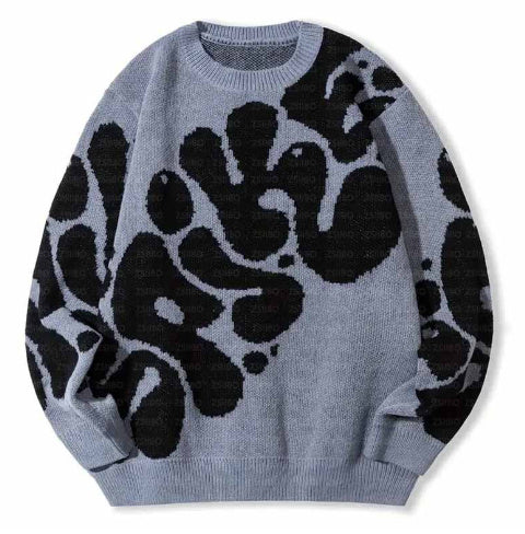 Loose American Sweater High Street Tide sweater