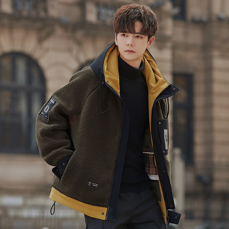 Hooded Down Jacket Men