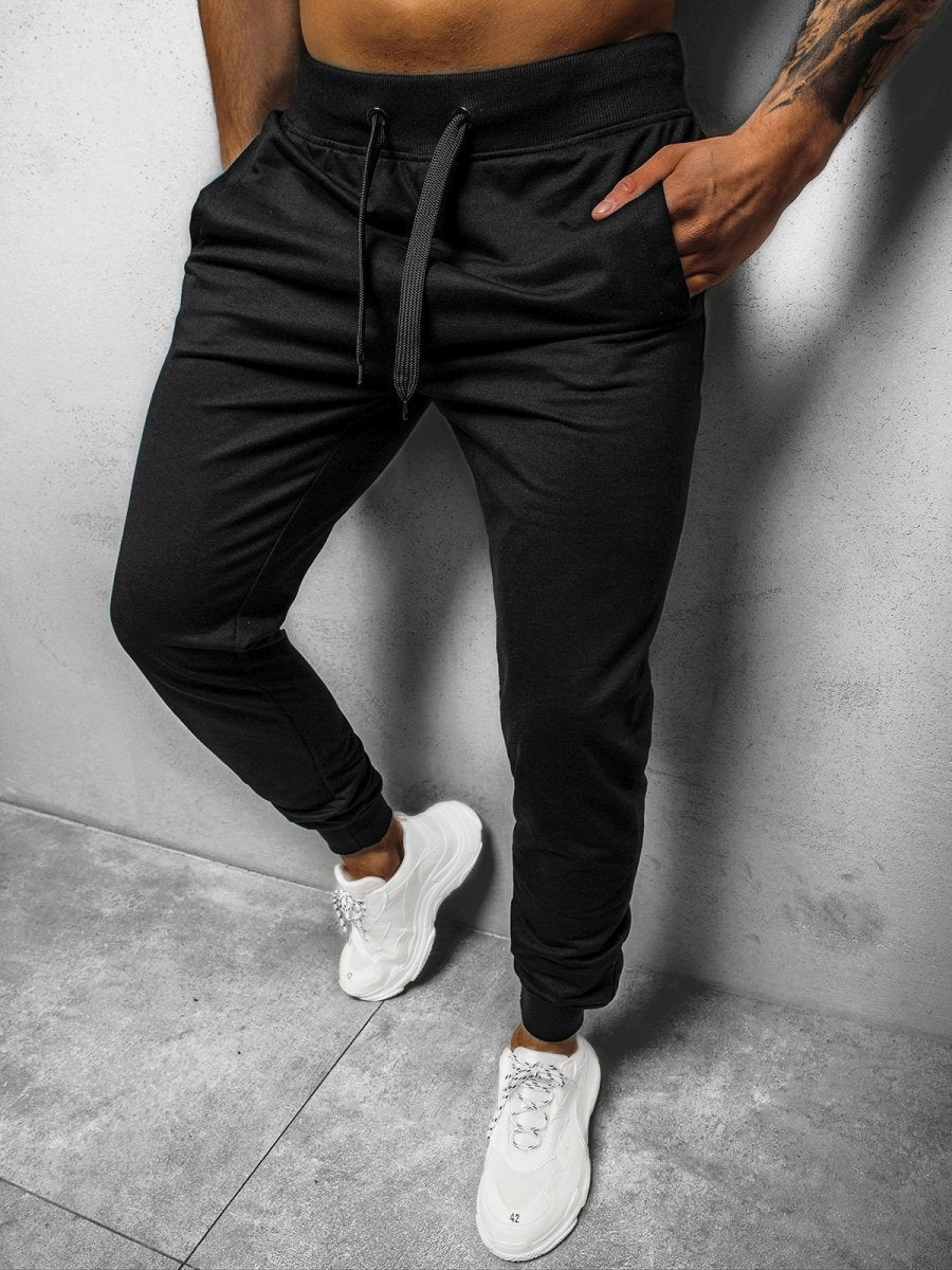 Men Warm Sports Plus Cashmere Casual pants