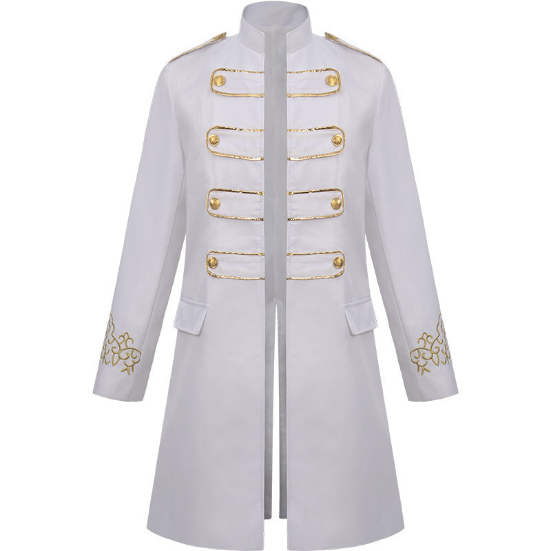 Men's Halloween Embroidered stage coat
