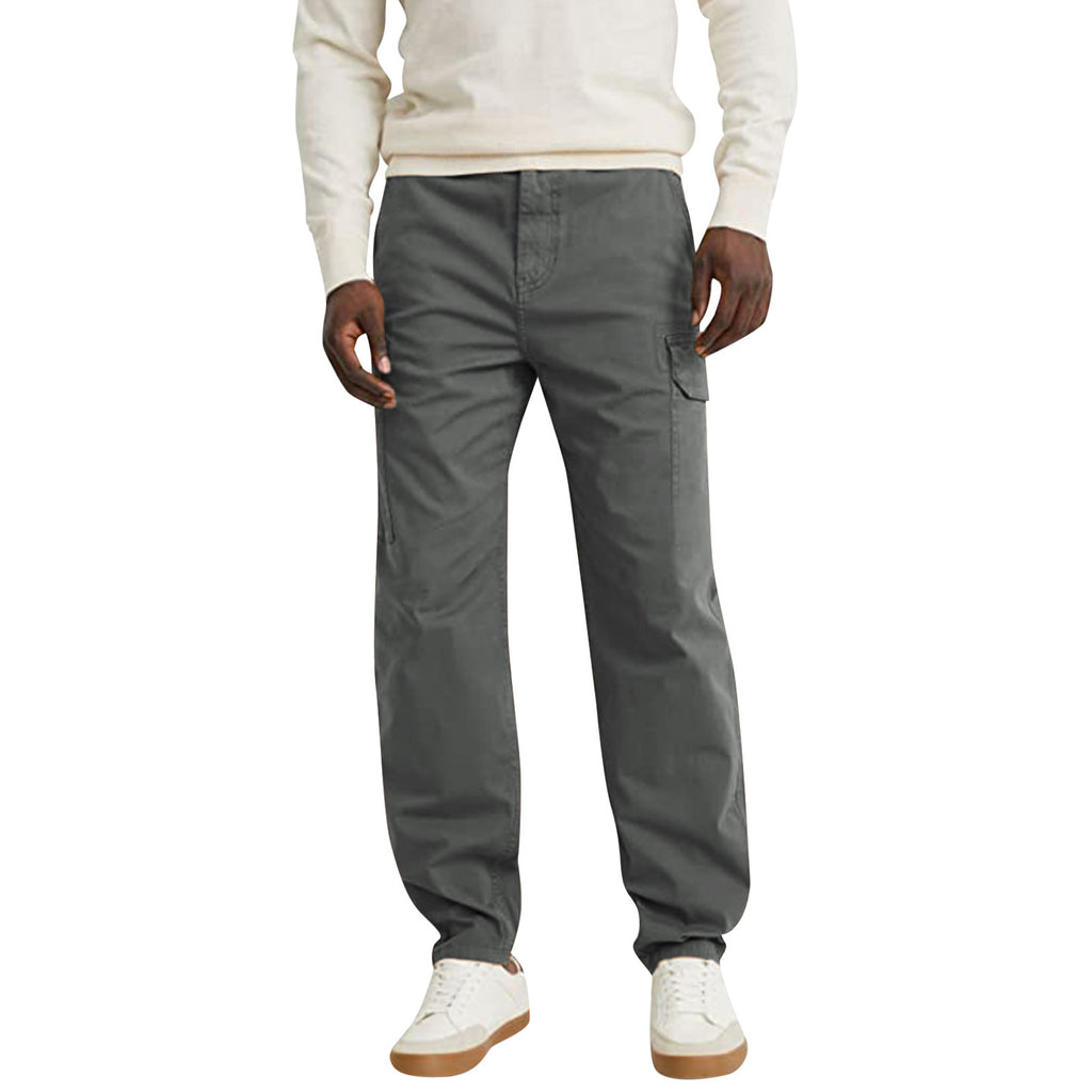 Straight Loose Cargo Pants For Men