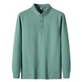 Men's Long-sleeved Polo Shirt Casual Jacket