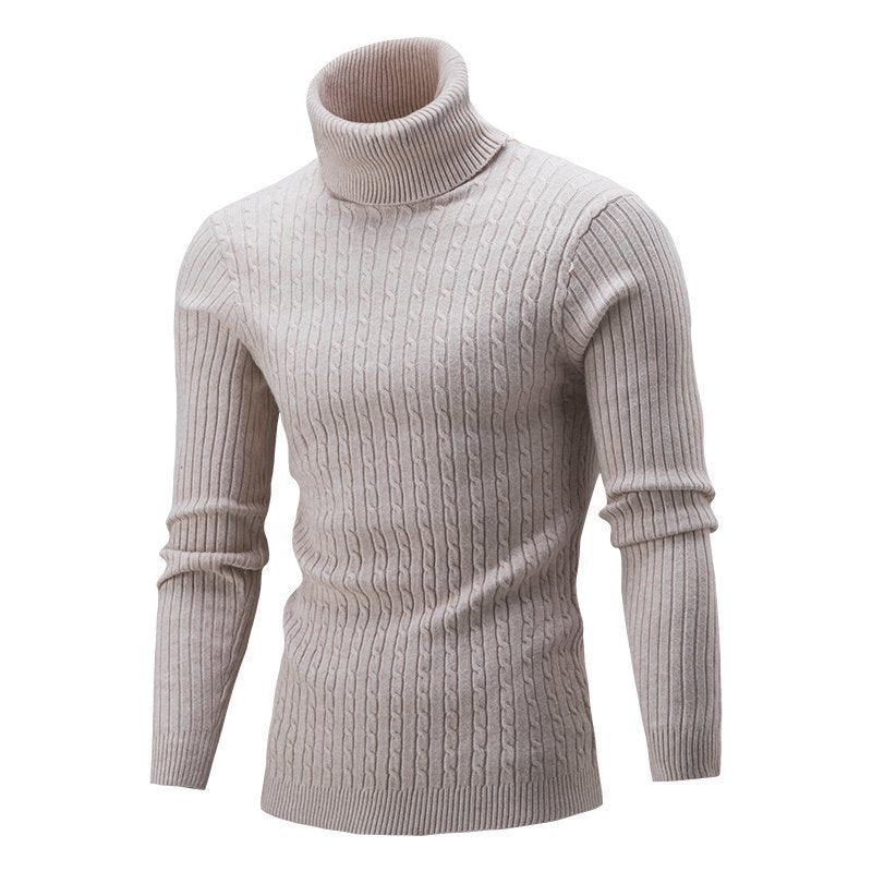 Men's Turtleneck Long Sleeve Sweater