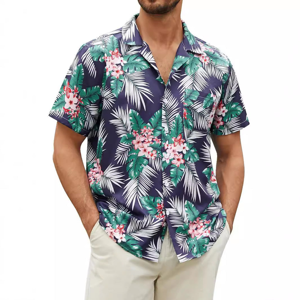 Men's Personalized Hawaiian 3D Printed Shirt