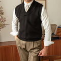 Knitted Waistcoat Business Slim Fit Men