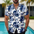 Hawaiian Tropical Floral Printed Casual Men's Shirt