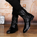 British Leather Pointed Men's Boots