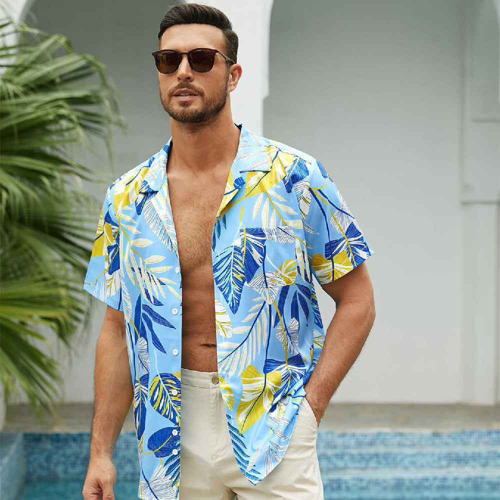 Men's Personalized Hawaiian 3D Printed Shirt