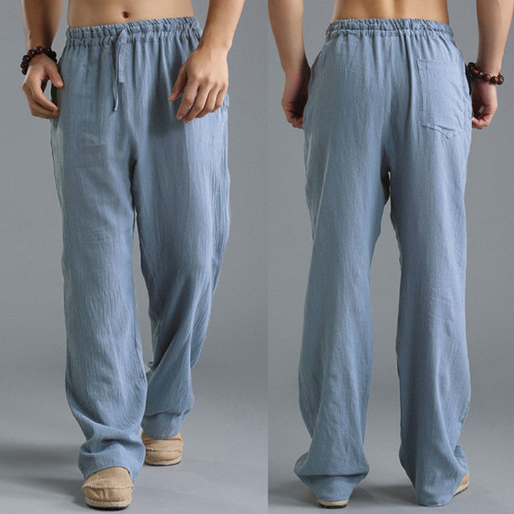 Men's Breathable Linen Loose Casual Pants