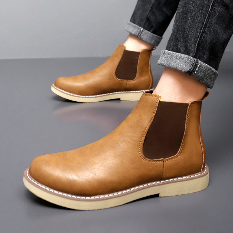 Men's British Style High-top Shoes Martin Boots