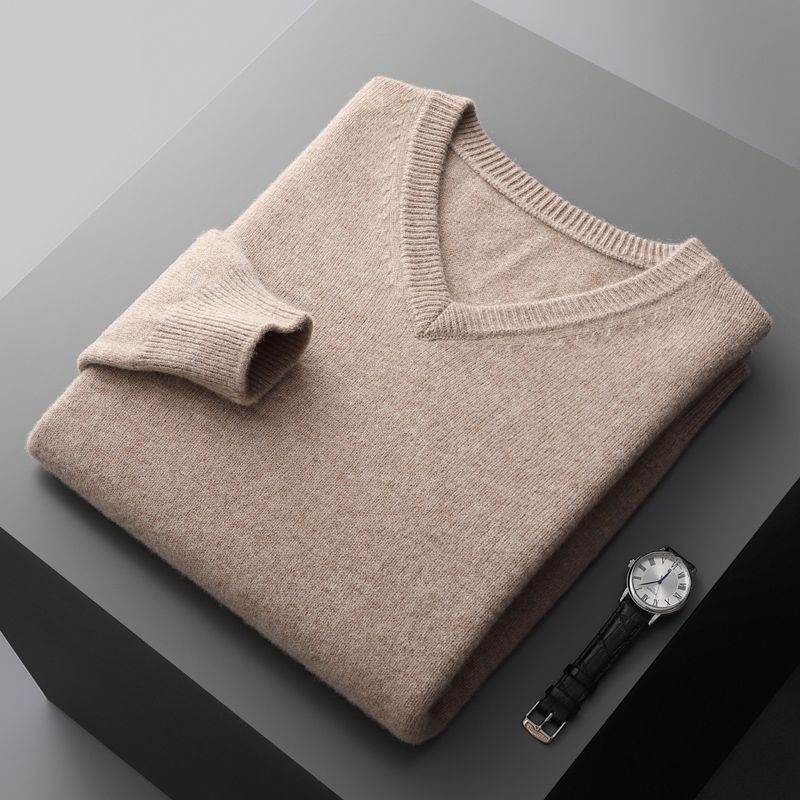 Undershirt Business Casual Light Luxury sweater Men